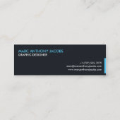 Visitenkarte 002 - Modernes minimales, (Rückseite)