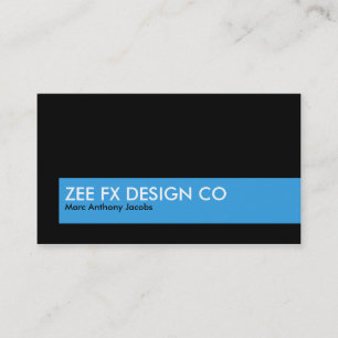 Visitenkarte 007 - Exec Company mutig, schwarzes