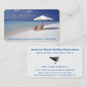 Visitenkarte 16 Feiertags-Reise (Vorne/Hinten)