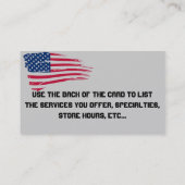 Visitenkarte 1911 (Rückseite)