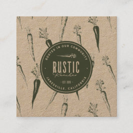 Visitenkarte 1| Rustikaler Rancher