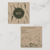 Visitenkarte 1| Rustikaler Rancher (Vorne/Hinten)