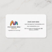 Visitenkarte 2 (Rückseite)