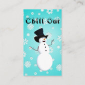 Visitenkarte abkühlen (Rückseite)