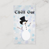 Visitenkarte abkühlen (Rückseite)