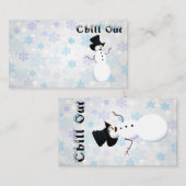 Visitenkarte abkühlen (Vorne/Hinten)