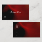 Visitenkarte Abstrakte Seide Rot (Vorne/Hinten)