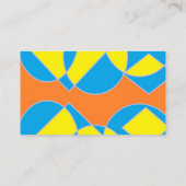 Visitenkarte : Abstraktes Design (Rückseite)