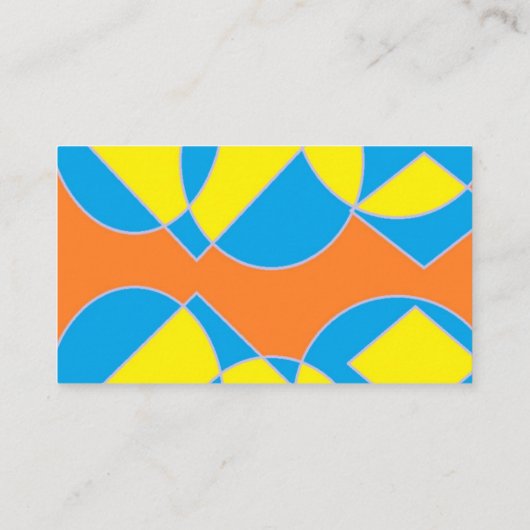 Visitenkarte : Abstraktes Design (Rückseite)