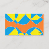 Visitenkarte : Abstraktes Design (Vorderseite)