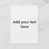 Visitenkarte Ace Company (Rückseite)