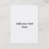 Visitenkarte Ace Company (Rückseite)