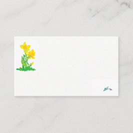 Visitenkarte/Affodien Visitenkarte