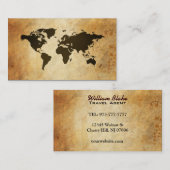 Visitenkarte-alte Karten-Kugel Visitenkarte (Vorne/Hinten)