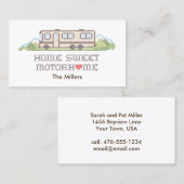 Visitenkarte - Anpassen Ihrer Motor-Zuhause (Vorne/Hinten)