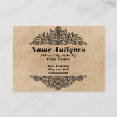 Visitenkarte "Antique/Antique Auction" (Vorderseite)