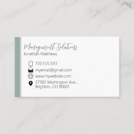 Visitenkarte - Aquamarines Licht