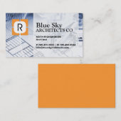 VISITENKARTE ARCHITECT COMPANY (Vorne/Hinten)