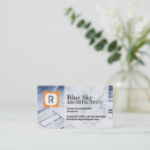 VISITENKARTE ARCHITECT COMPANY (Stehend Vorderseite)