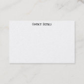 Visitenkarte ART&DESIGN STYLE (Rückseite)