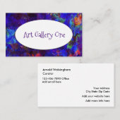Visitenkarte Art Gallery (Vorne/Hinten)