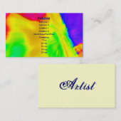 Visitenkarte "Artist I" - individuell anpassbar (Vorne/Hinten)