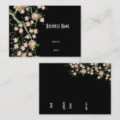 Visitenkarte Asiatische Pfirsichblossom (Vorne/Hinten)