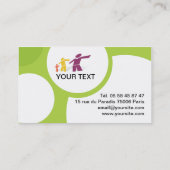 Visitenkarte Assoziation (Rückseite)