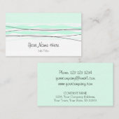 Visitenkarte "Atlantic Strip" grün (Vorne/Hinten)