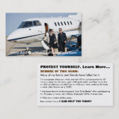 Visitenkarte - Aufruf zum Handelnstext auf (Vorne/Hinten)