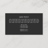 Visitenkarte | ausgebreitet (Rückseite)