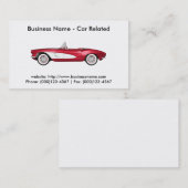 Visitenkarte: Autos / Automobil Visitenkarte (Vorne/Hinten)
