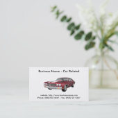 Visitenkarte: Autos/Automobil Visitenkarte (Stehend Vorderseite)