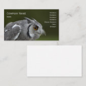 Visitenkarte - Baby-Grau-Eule (Vorne/Hinten)