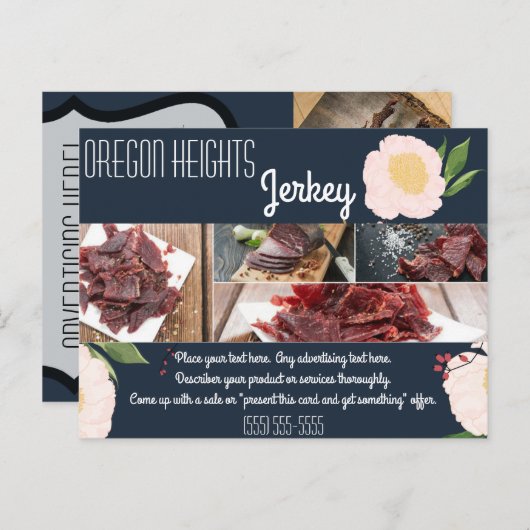 Visitenkarte Baby Pink Cosmos auf Nav Postkarte (Vorne/Hinten)