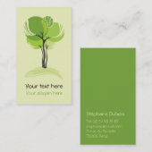 Visitenkarte Baum Zeichnung (Vorne/Hinten)