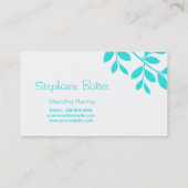 Visitenkarte-Baumast-Hochzeits-Planer Visitenkarte (Rückseite)