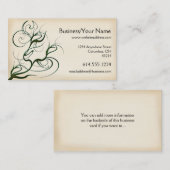 Visitenkarte:: Beängstigende wirbelnde Visitenkarte (Vorne/Hinten)