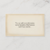 Visitenkarte:: Beängstigende wirbelnde Visitenkarte (Rückseite)