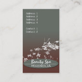 Visitenkarte - Beauty Wellness-Center (Rückseite)