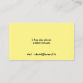 VISITENKARTE BEFÖRDERT (Rückseite)