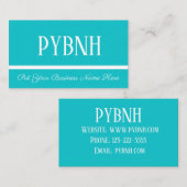 Visitenkarte Begleitkarte (Vorne/Hinten)