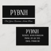 Visitenkarte Begleitkarte (Vorne/Hinten)