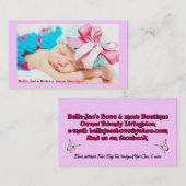 Visitenkarte Bella-Jaes Bögen u. mehr (Vorne/Hinten)