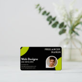 Visitenkarte, Berufliche Visitenkarte (Stehend Vorderseite)