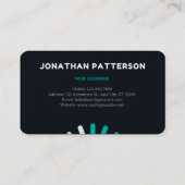 Visitenkarte, Berufliche Visitenkarte (Rückseite)