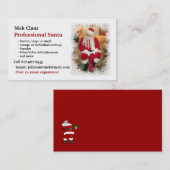 Visitenkarte: Beruflicher Santa Visitenkarte (Vorne/Hinten)