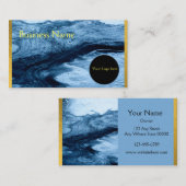 Visitenkarte Blau (Vorne/Hinten)