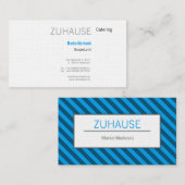 Visitenkarte blau gestu reift (Vorne/Hinten)