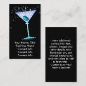 Visitenkarte - BLAUER MARTINI (Vorne/Hinten)